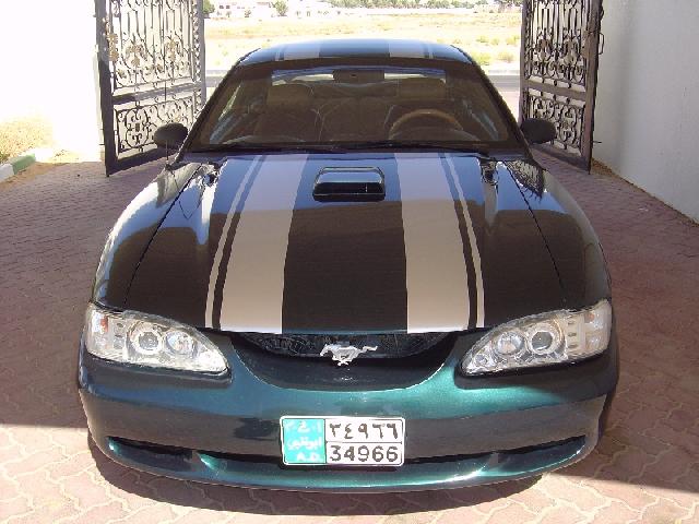 Deep Forest Green 1995 Ford Mustang GT