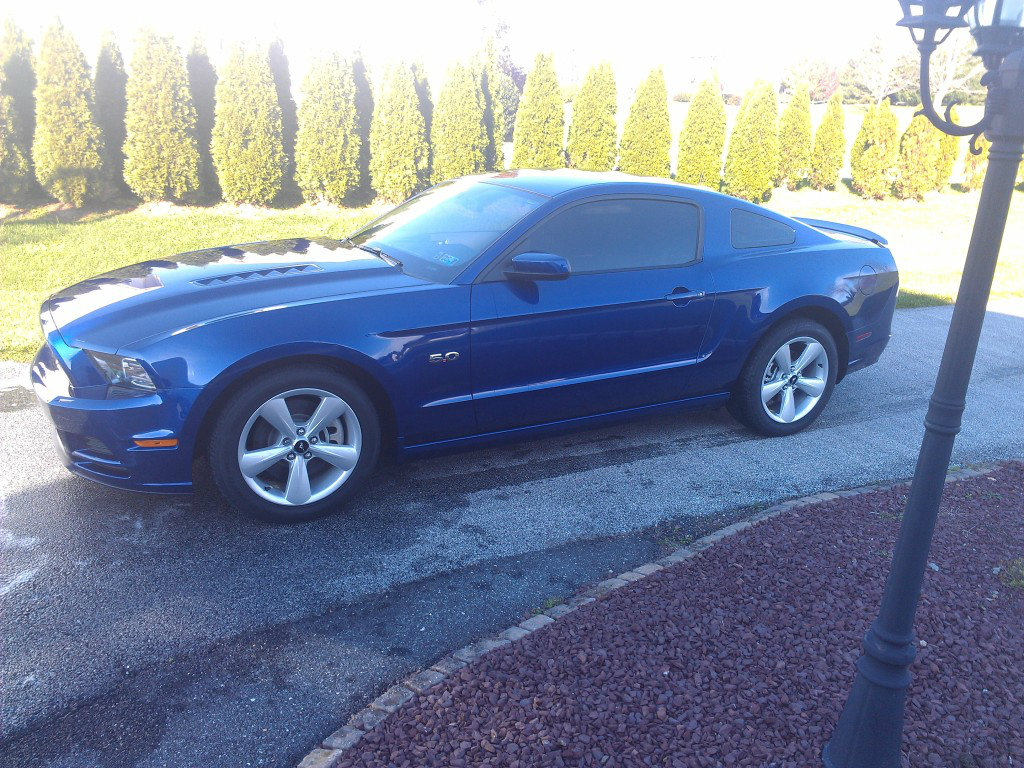 2013 Deep Impact Blue Ford Mustang GT Premium picture, mods, upgrades