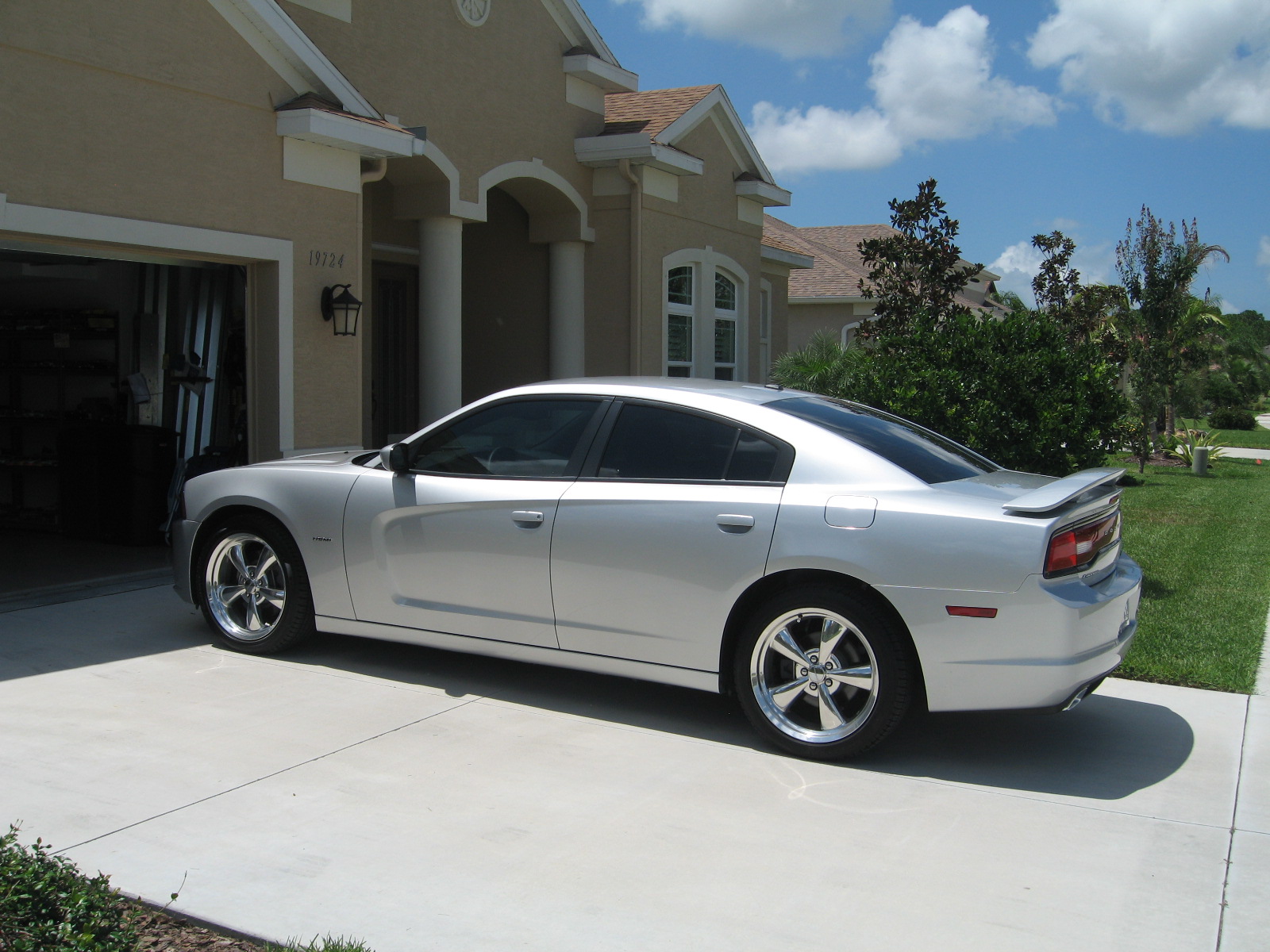 silver 2012 Dodge Charger R/T