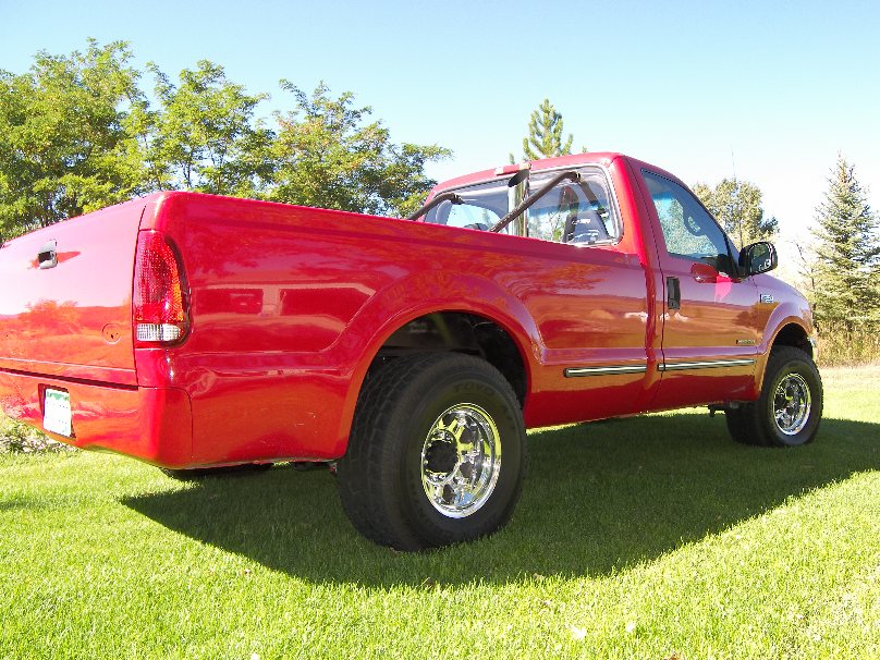 1999 Red Ford F250 Reg Cab picture, mods, upgrades