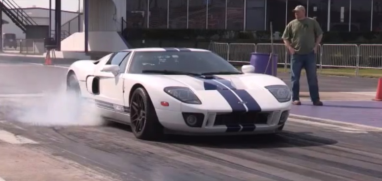 2005 Blue White Stripes Ford GT Supercharged Twin Turbo Nitrous picture, mods, upgrades