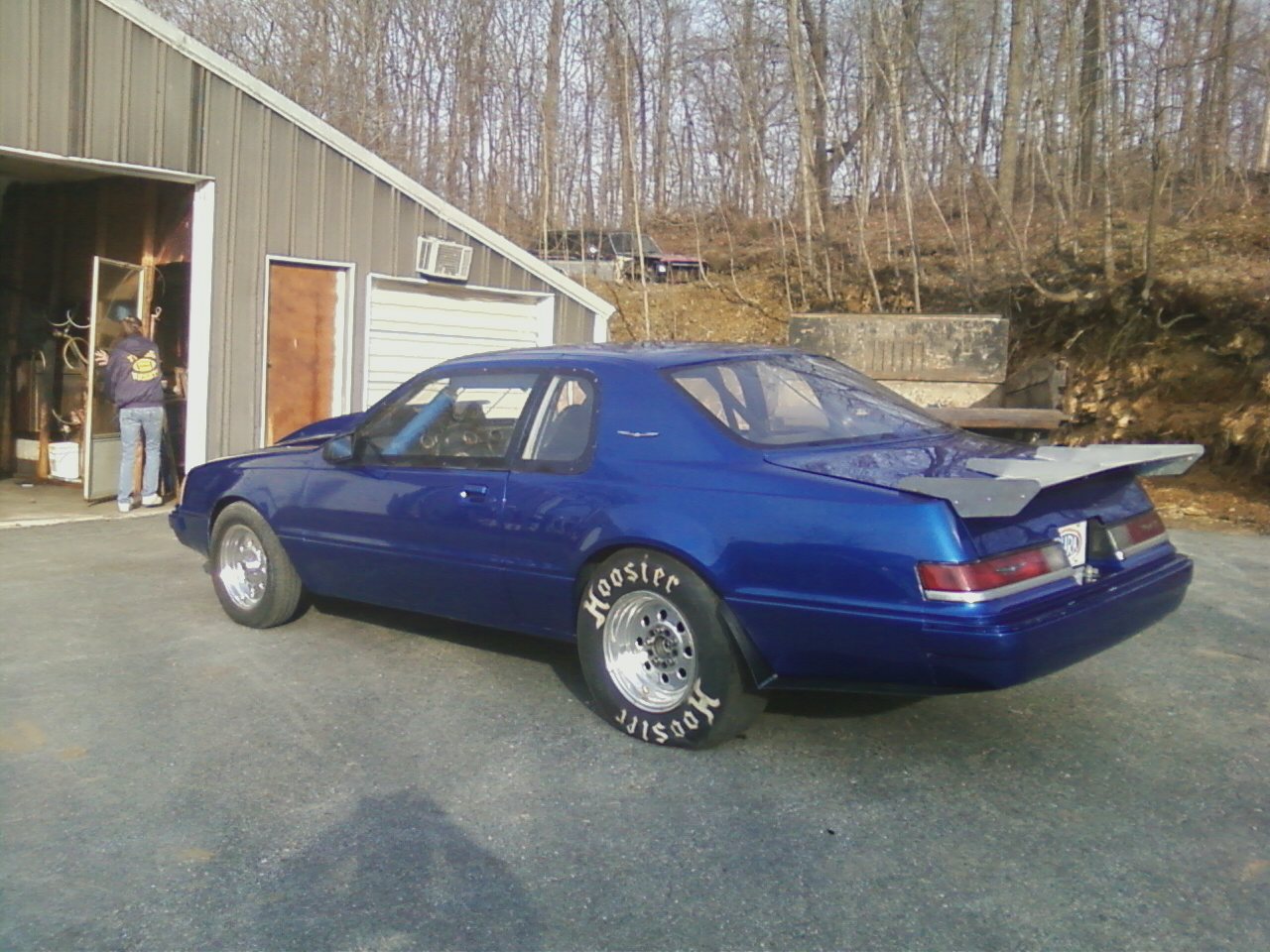 blue 1985 Ford Thunderbird turbo coupe