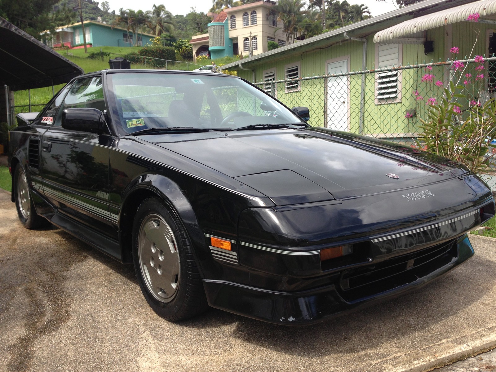 1986 Black Toyota MR2 AW11 picture, mods, upgrades