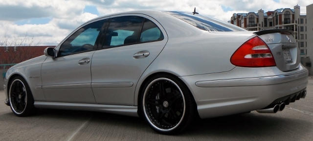 2003 Silver Mercedes-Benz E55 AMG  picture, mods, upgrades