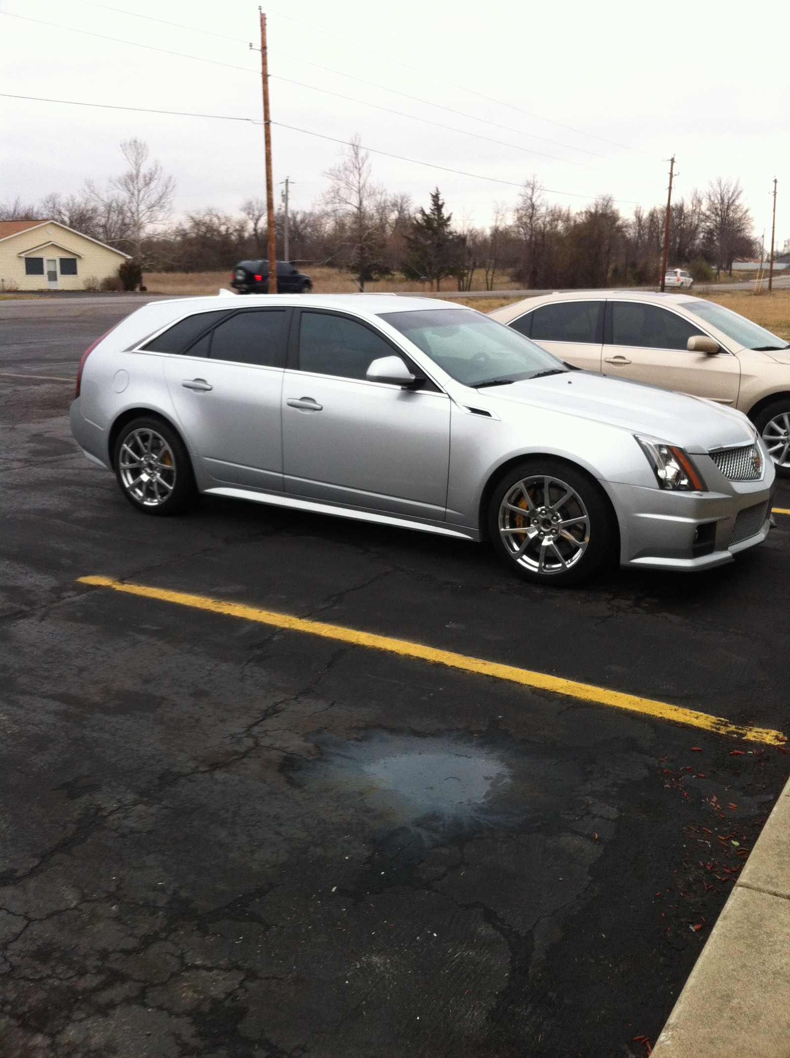 2011 Silver Cadillac CTS-V Wagon picture, mods, upgrades