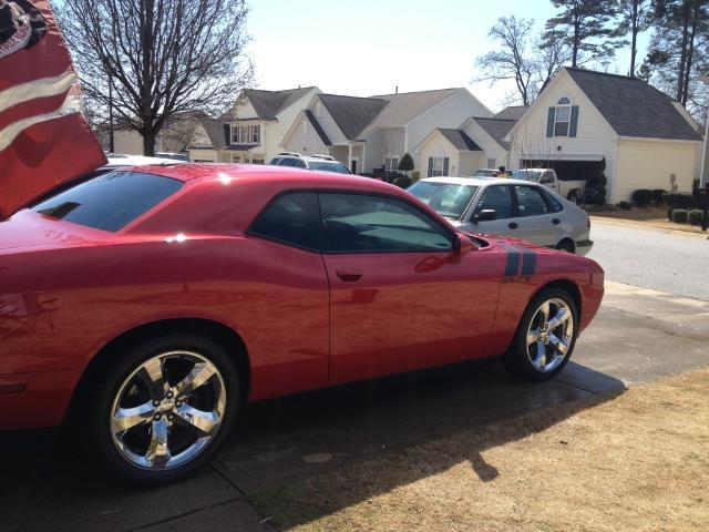 canyon red 2012 Dodge Challenger RT