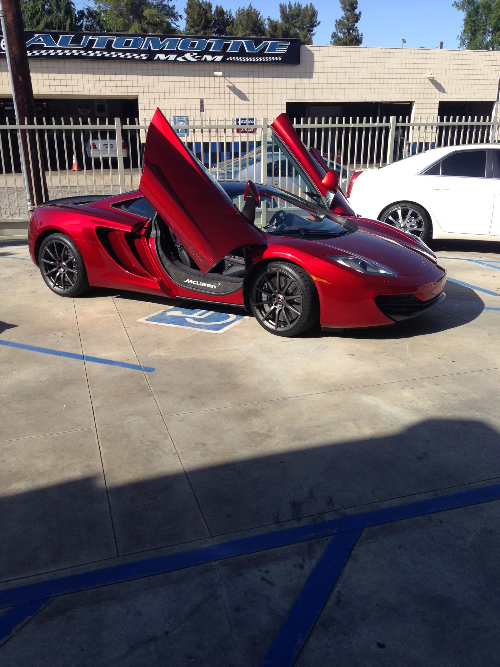 2012 red McLaren MP4-12C coupe picture, mods, upgrades