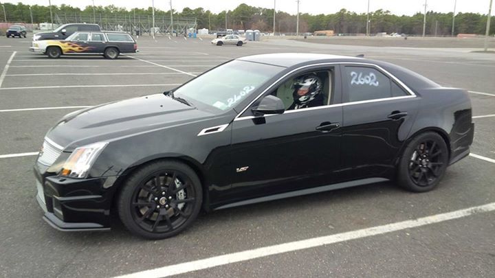 black 2011 Cadillac CTS-V 