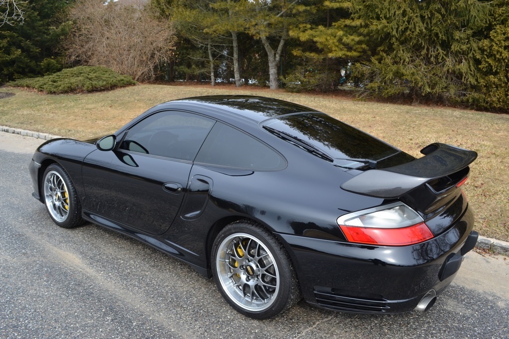 Black 2005 Porsche 911 Turbo RWD Turbo S (996)