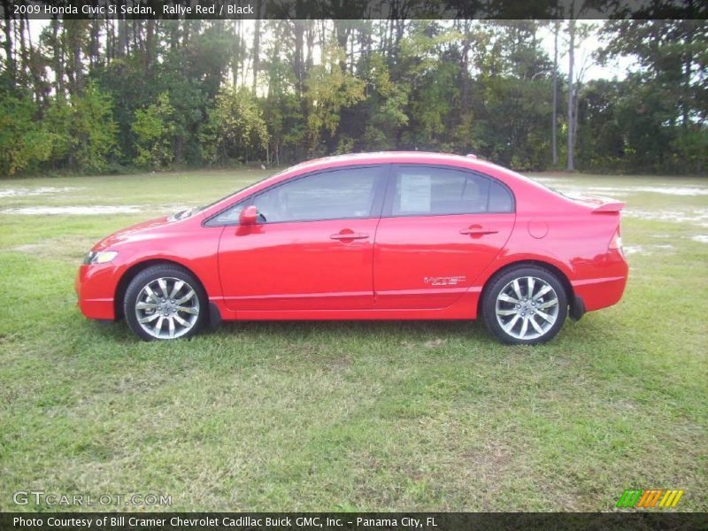 2009 Rally Red Honda Civic SI Sedan picture, mods, upgrades
