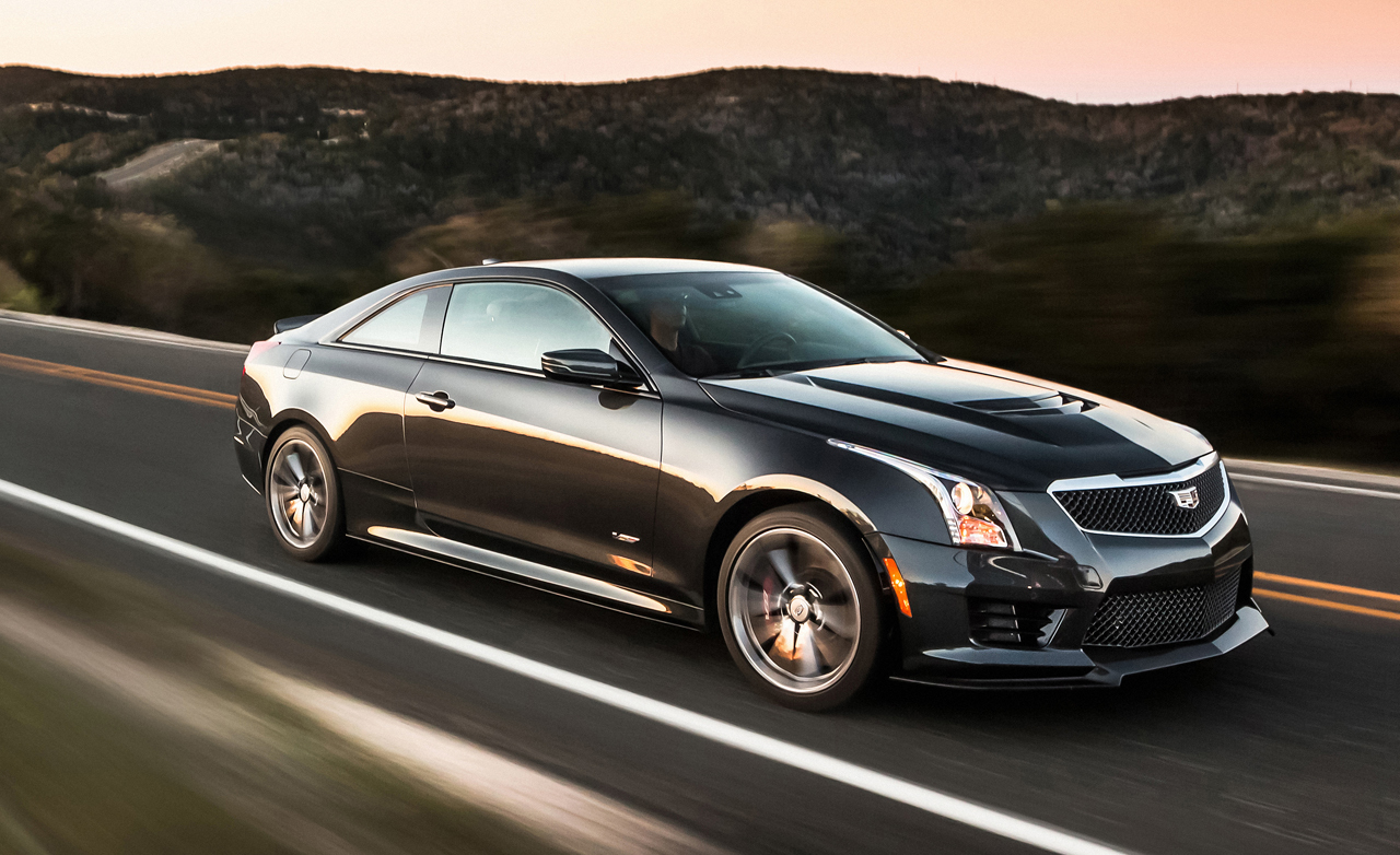 2016 Metallic Black Cadillac ATS V coupe picture, mods, upgrades