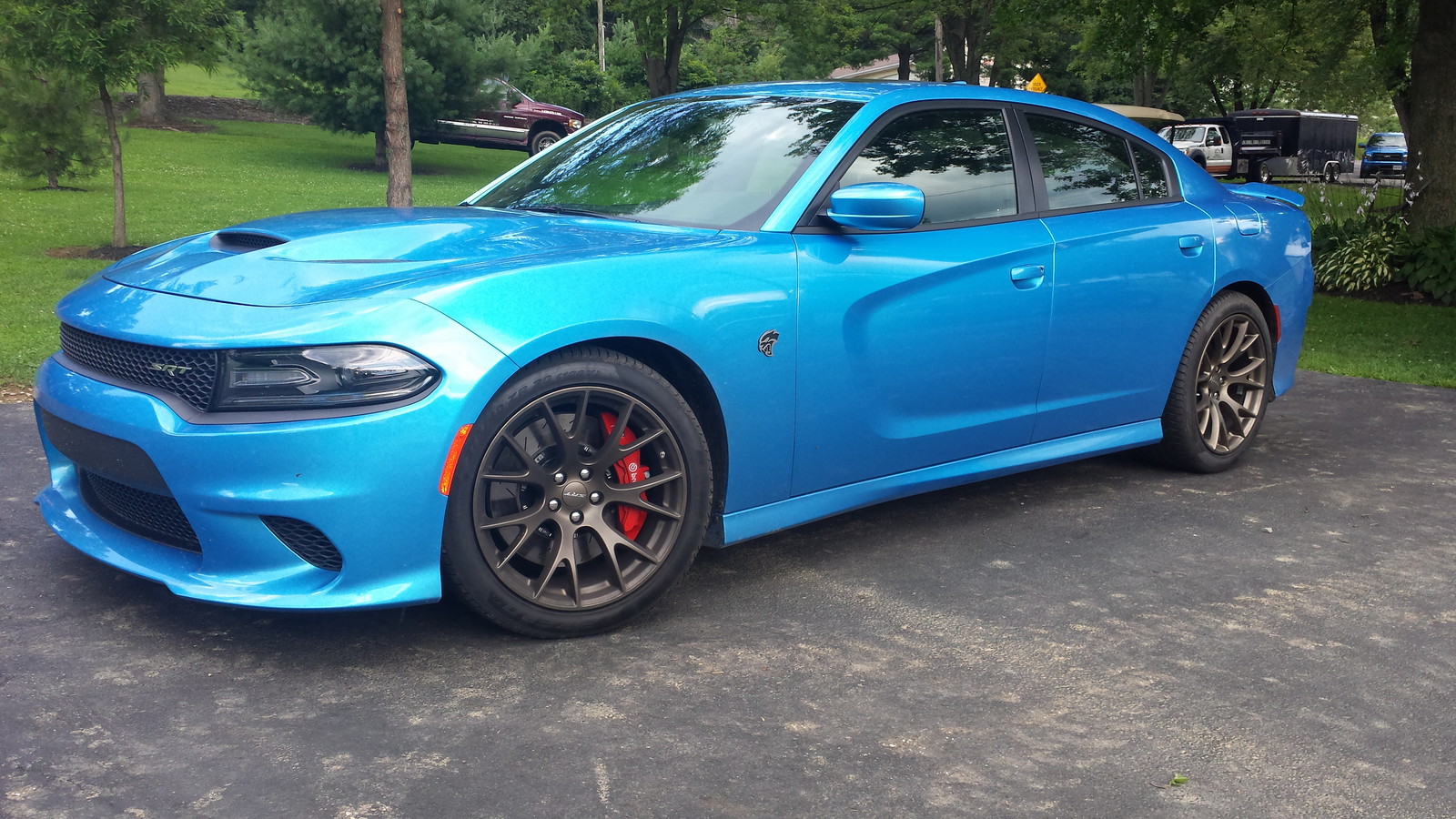 B5 Blue 2015 Dodge Charger Hellcat 