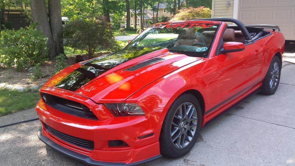 Race Red 2013 Ford Mustang MCA convertible