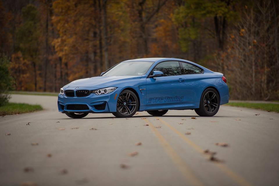 Yaz Blue 2015 BMW M4 