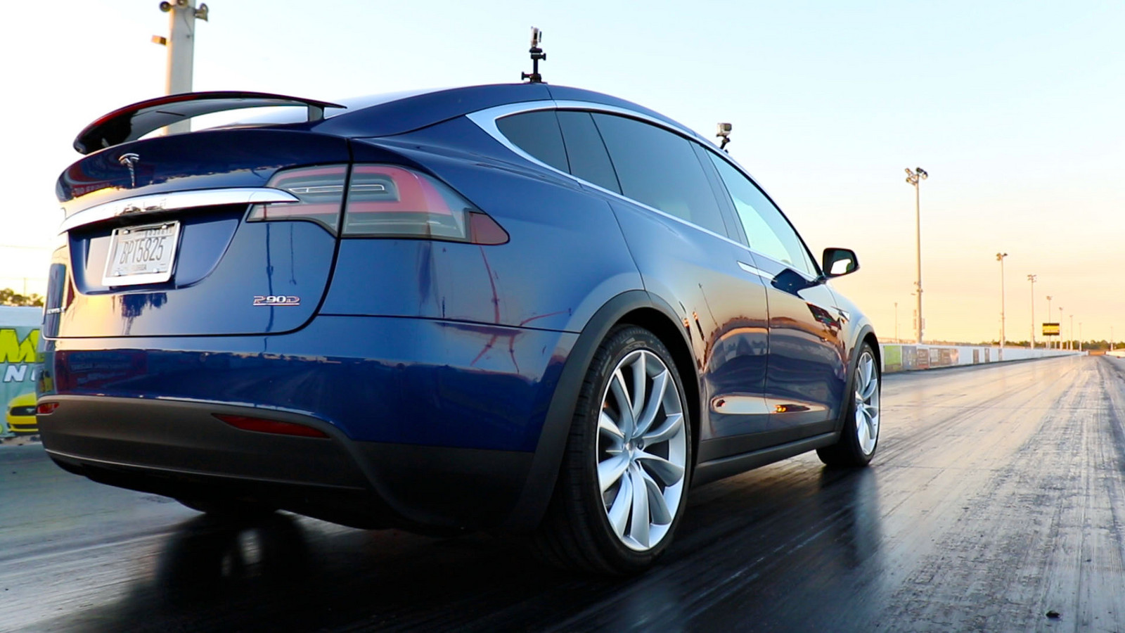 2016 Deep Metallic Blue Tesla Model X P90D Ludicrous picture, mods, upgrades