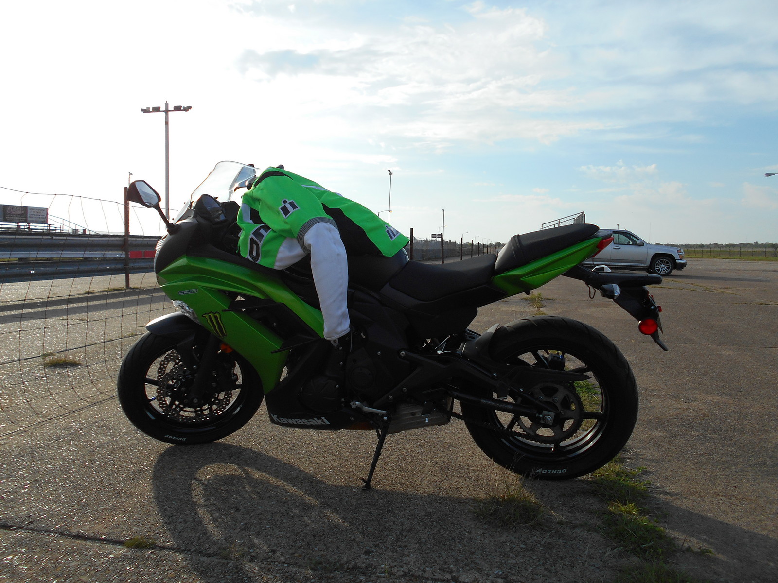Green 2014 Kawasaki Ninja 650