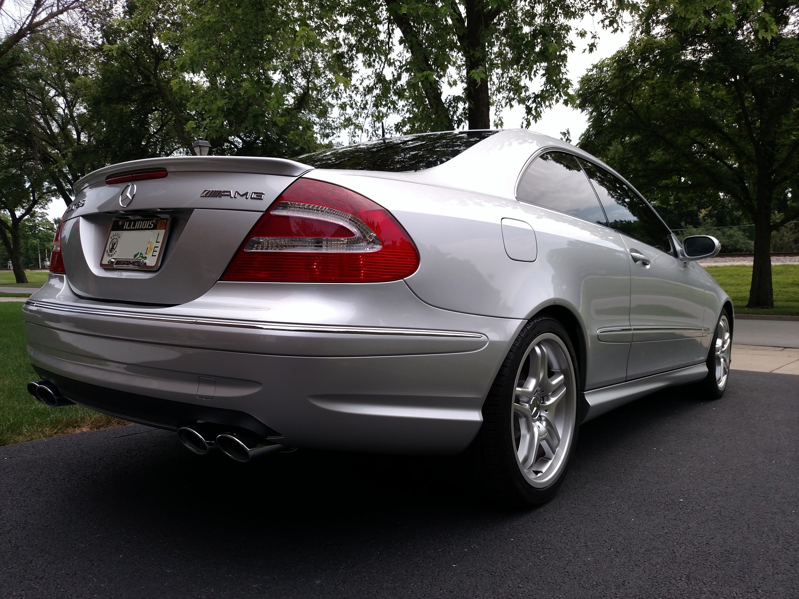 2005 Brilliant Silver Mercedes-Benz CLK55 AMG Coupe picture, mods, upgrades