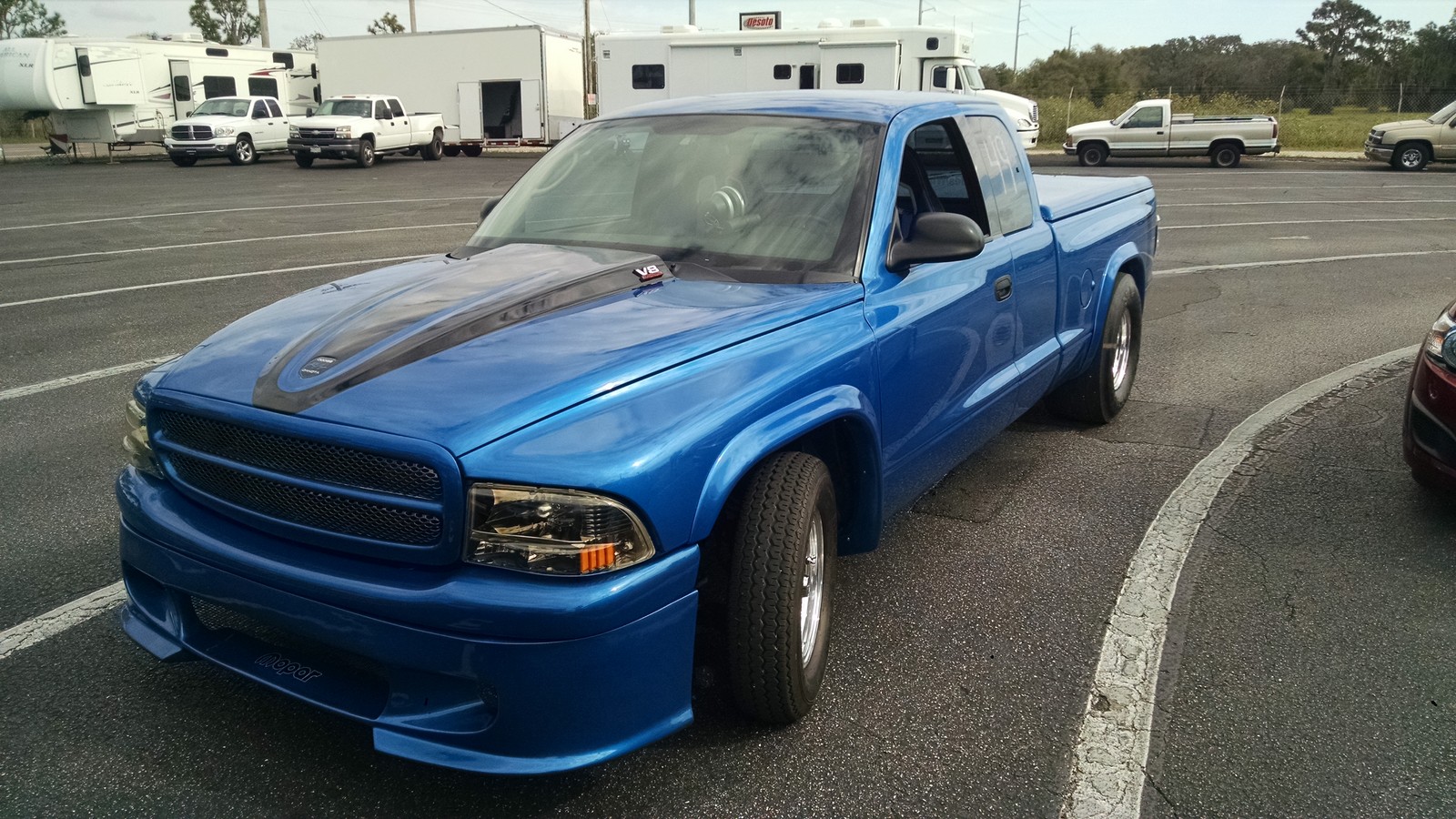 2001 Intense Blue Dodge Dakota Sport 4.7L picture, mods, upgrades