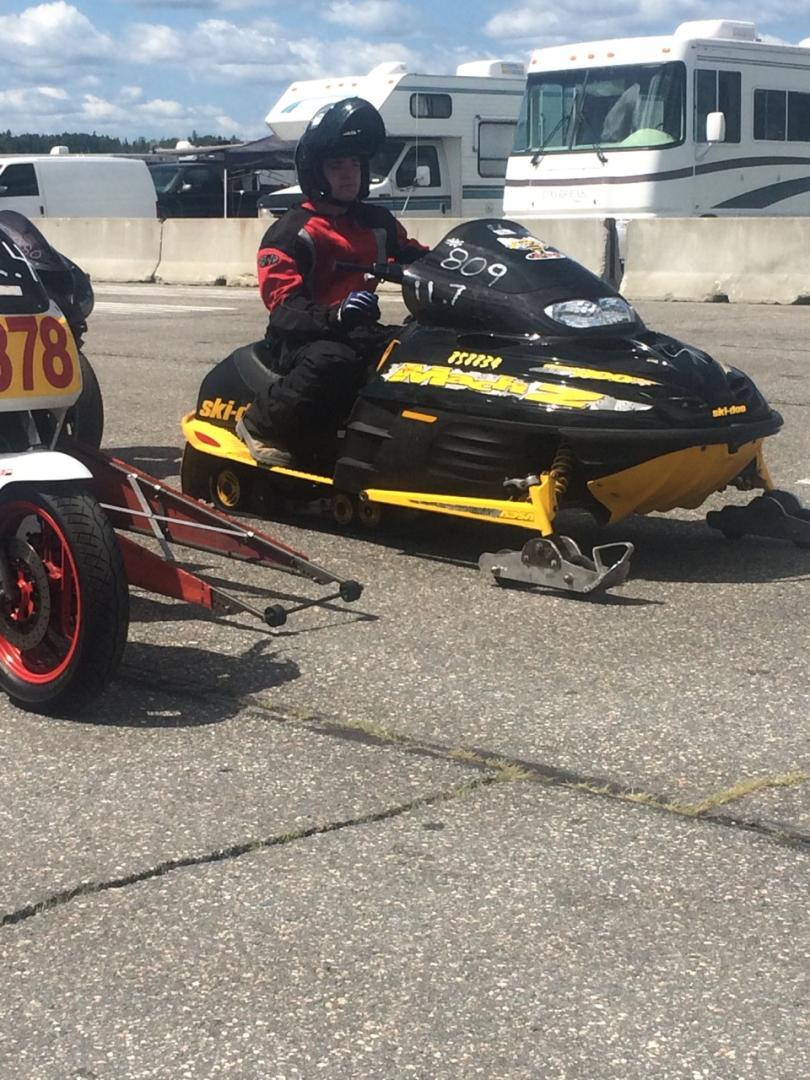 1999 Black and yellow Ski-Doo Mach Z  picture, mods, upgrades