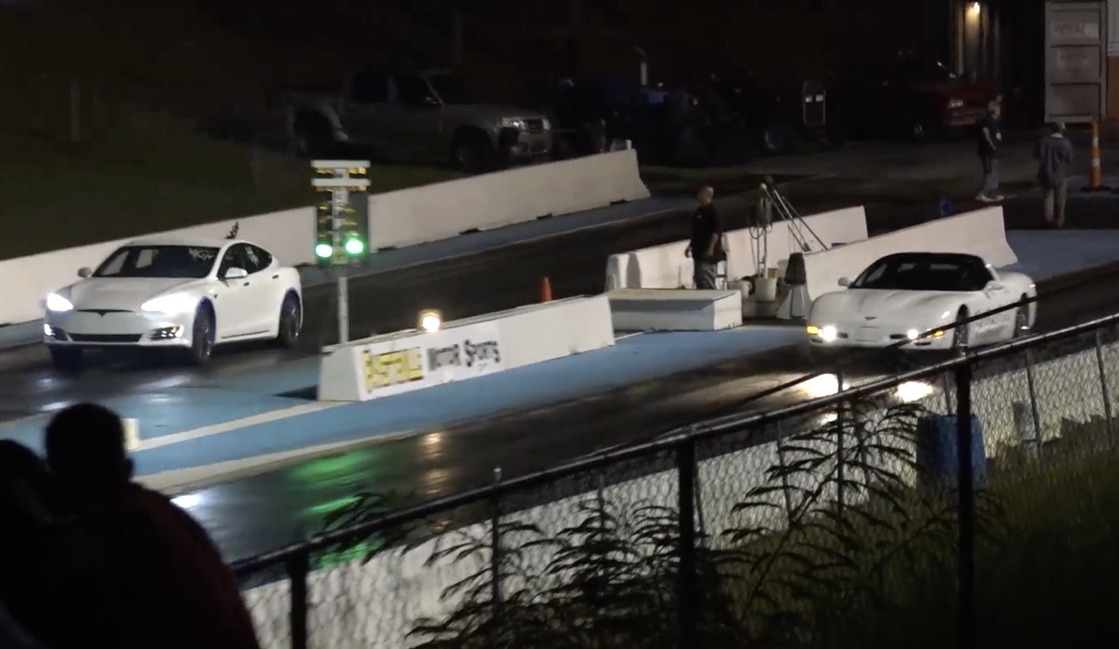 White 2016 Tesla Model S P100D Ludicrous