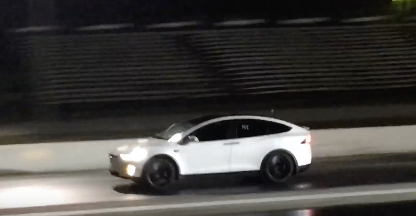 White 2016 Tesla Model X P100D Ludicrous