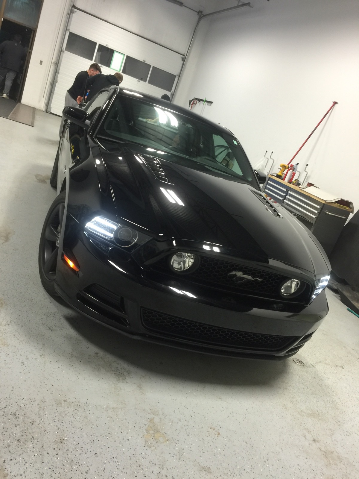 Black 2014 Ford Mustang Gt premium