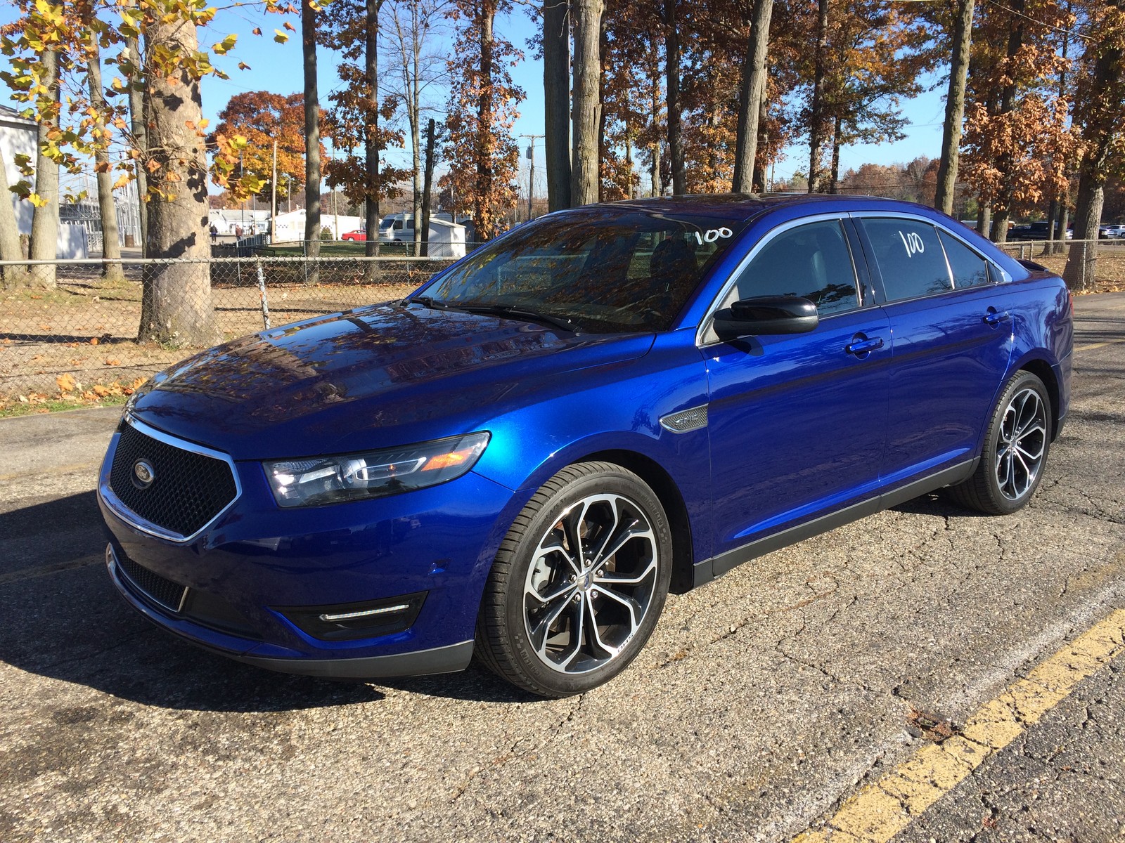 2013 Deep Impact Blue Ford Taurus SHO picture, mods, upgrades