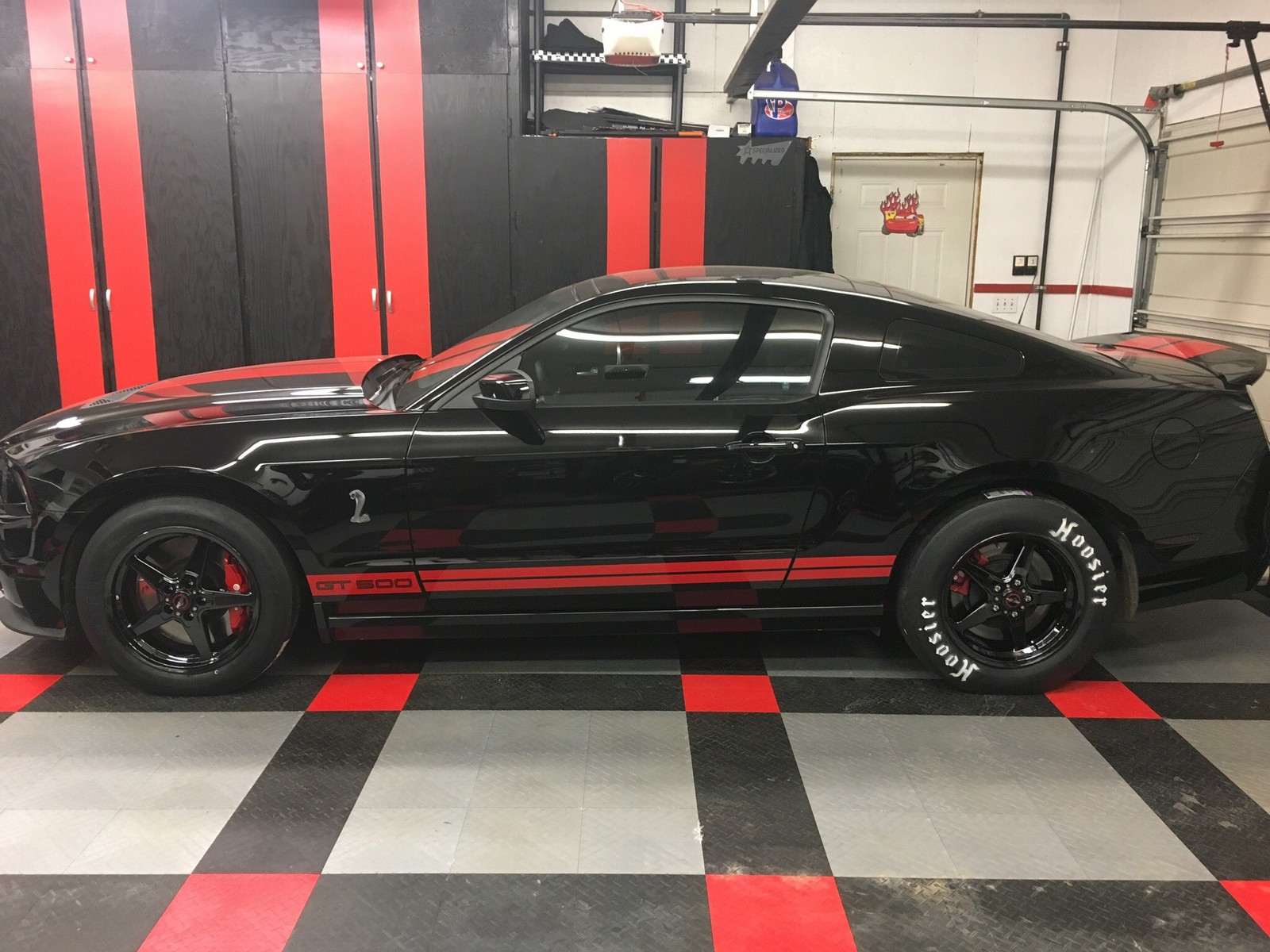 Black w/ Red Stripes 2013 Ford Mustang Shelby-GT500 