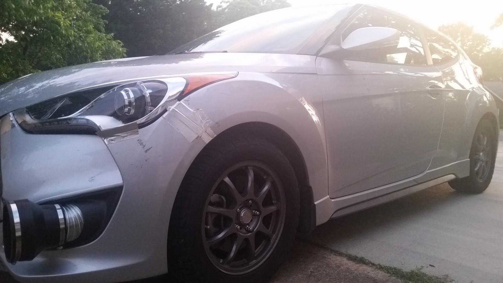 2015 Ironman Silver Hyundai Veloster Base Turbo picture, mods, upgrades