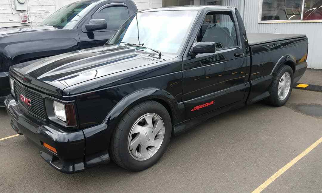 Black 1991 GMC Syclone 