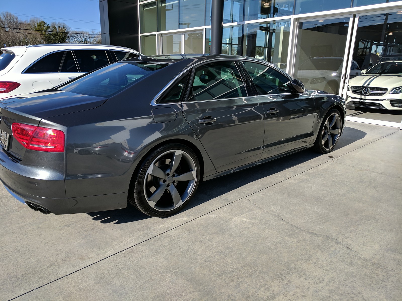 2013 Daytona Gray Pearl Effect Audi S8 D4 picture, mods, upgrades