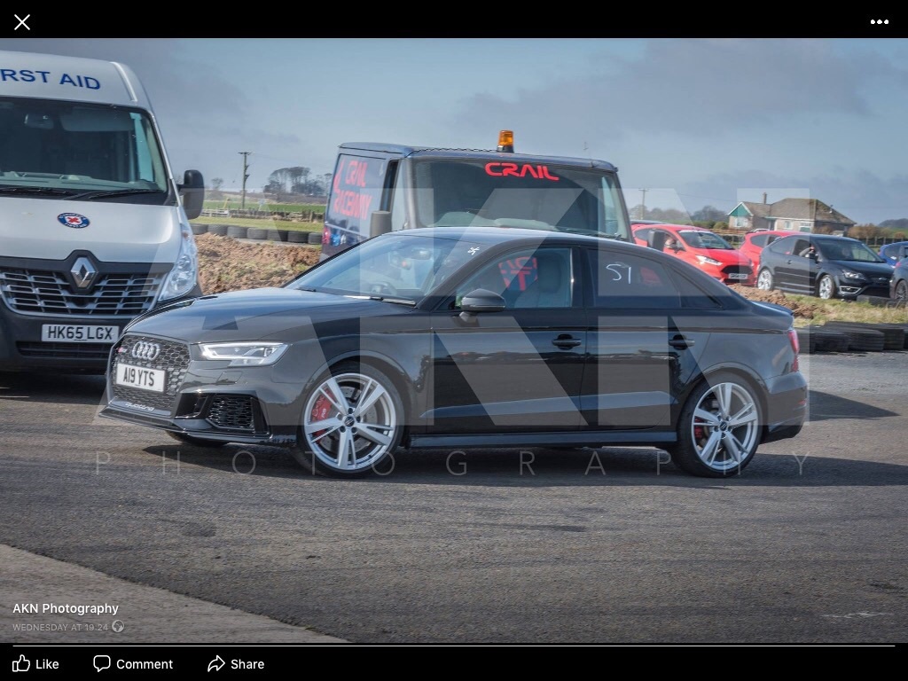 Black 2018 Audi RS-3 8V
