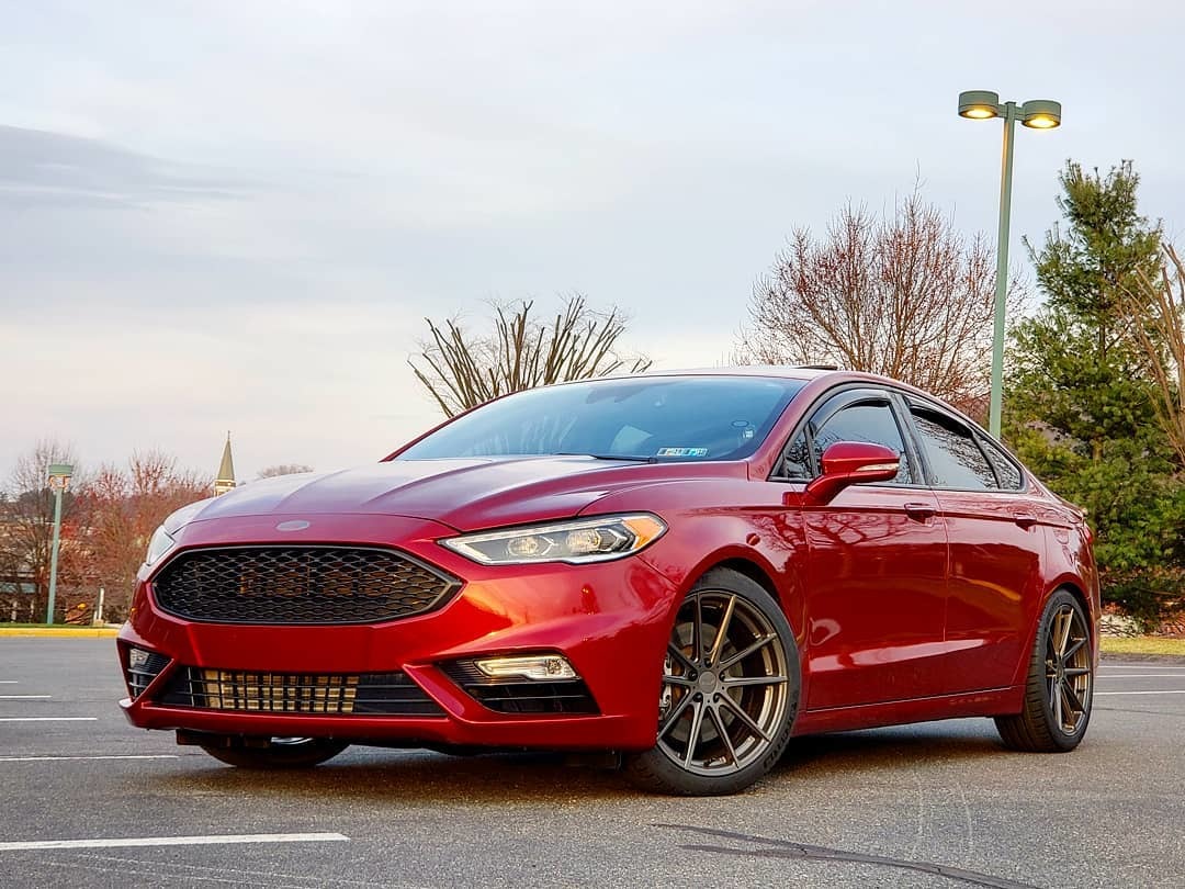 2018 Ruby Red Ford Fusion Sport picture, mods, upgrades