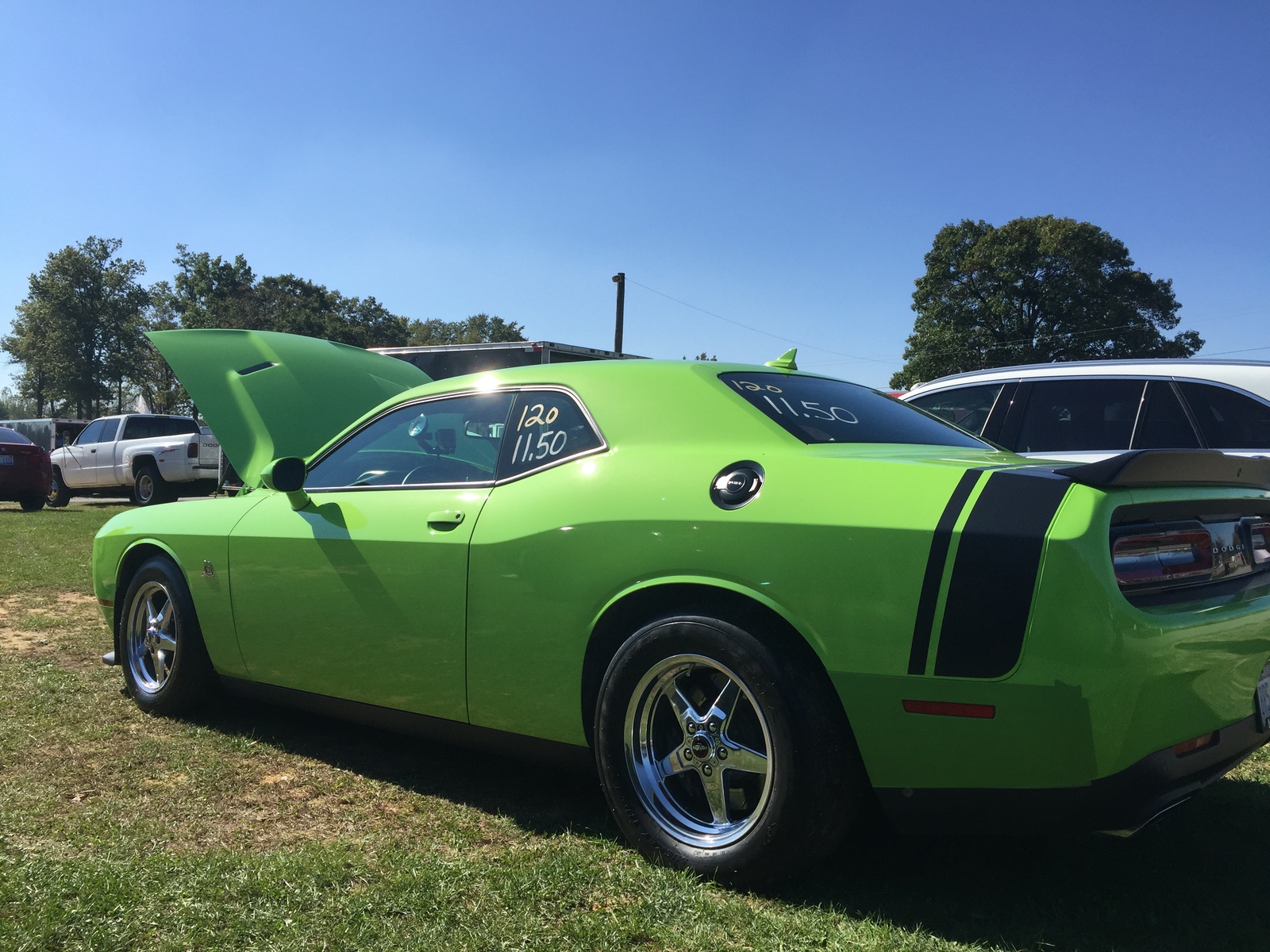 2015 Sublime Green Dodge Challenger Scat Pack picture, mods, upgrades