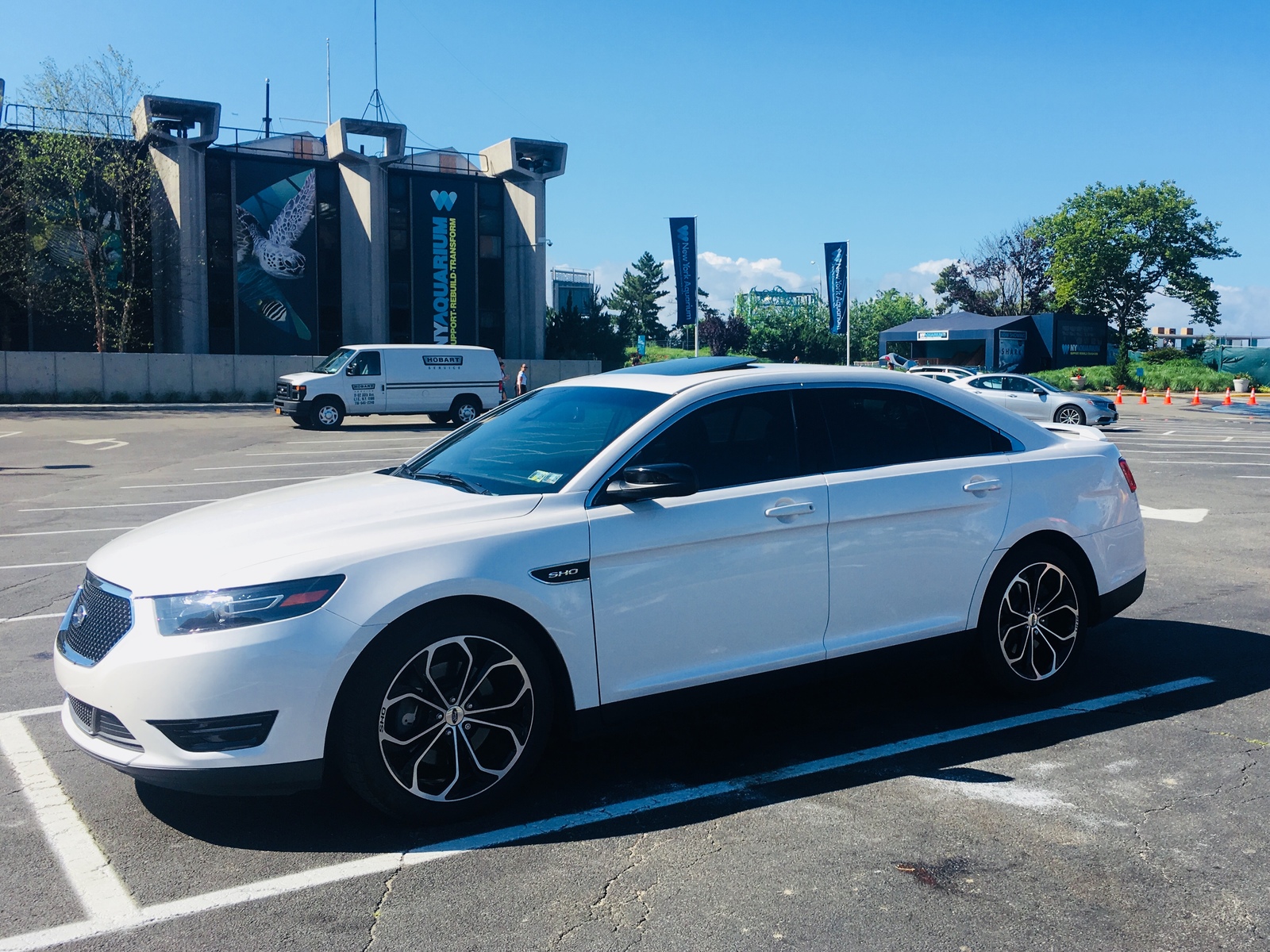 2015 White  Ford Taurus SHO picture, mods, upgrades