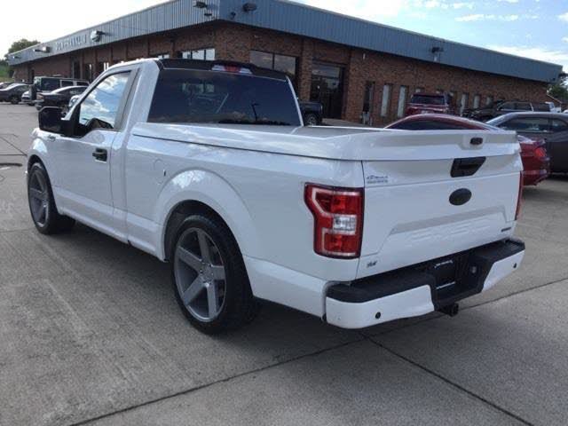 white 2018 Ford F150 scsb
