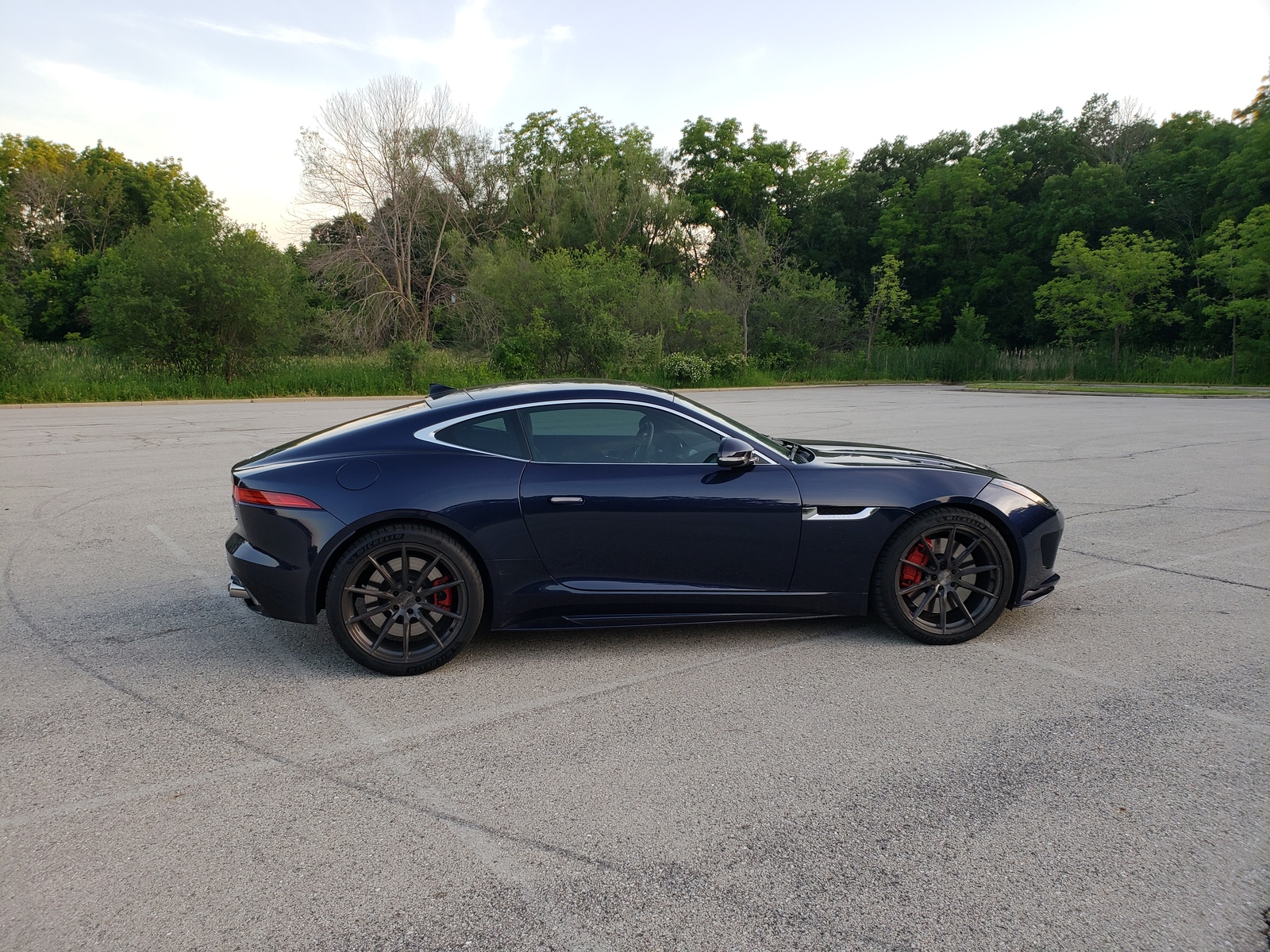 Blue 2016 Jaguar F-Type R