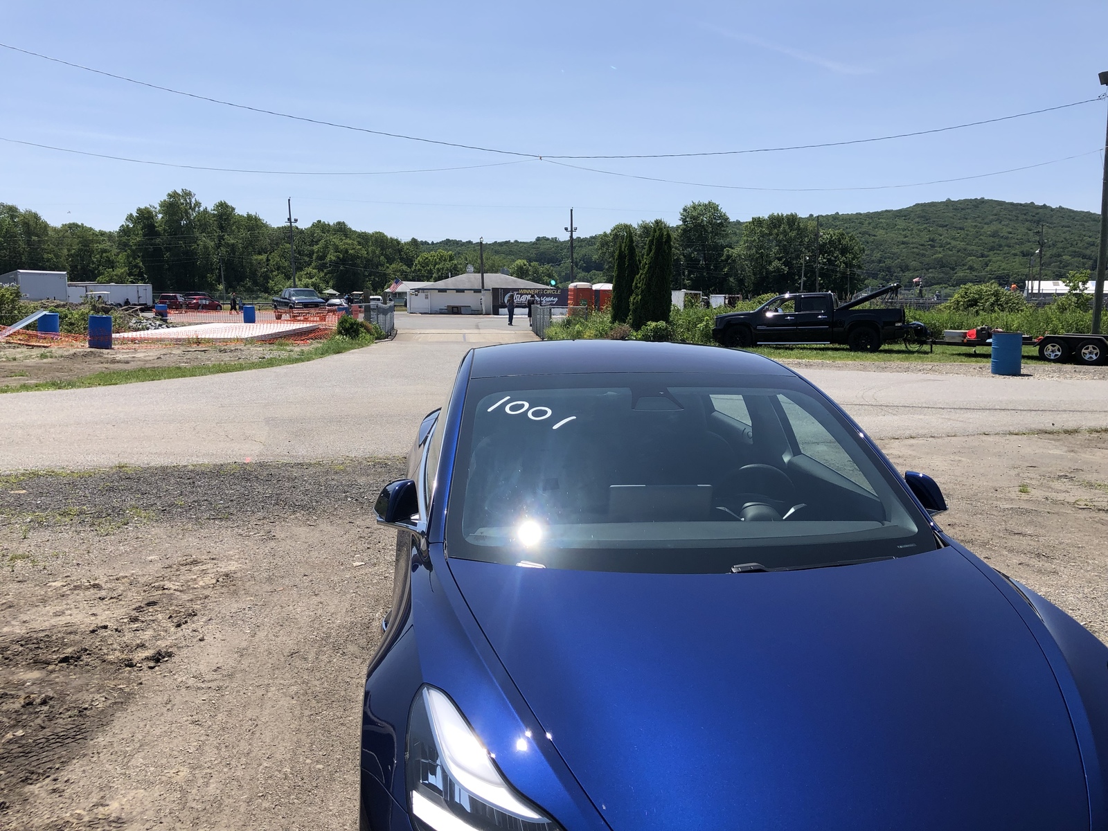 Blue 2018 Tesla Model 3 Dual Motor AWD