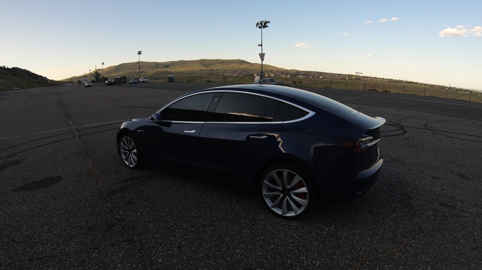 Deep Blue Metallic 2018 Tesla Model 3 Performance