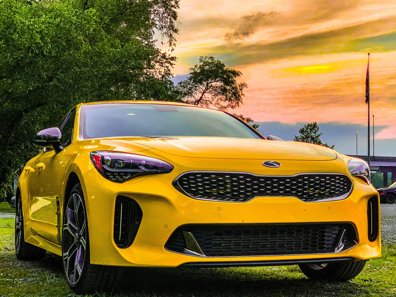 2018 Sunset Yellow Kia Stinger GT (Limited Edition) AWD picture, mods, upgrades