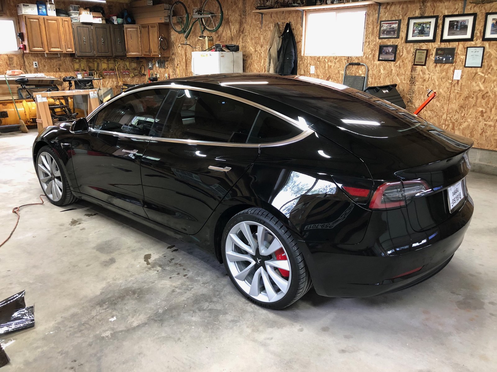 Black 2019 Tesla Model 3 Performance 