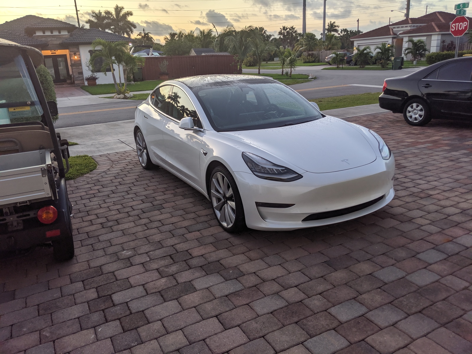 2019 White Tesla Model 3 Performance picture, mods, upgrades