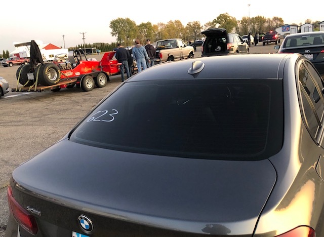 Gray 2018 BMW 340xi 