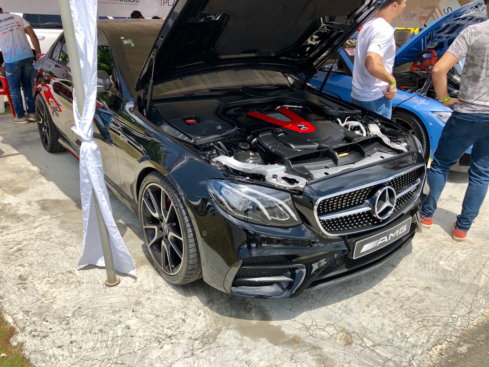 Black 2017 Mercedes-Benz E43 AMG 