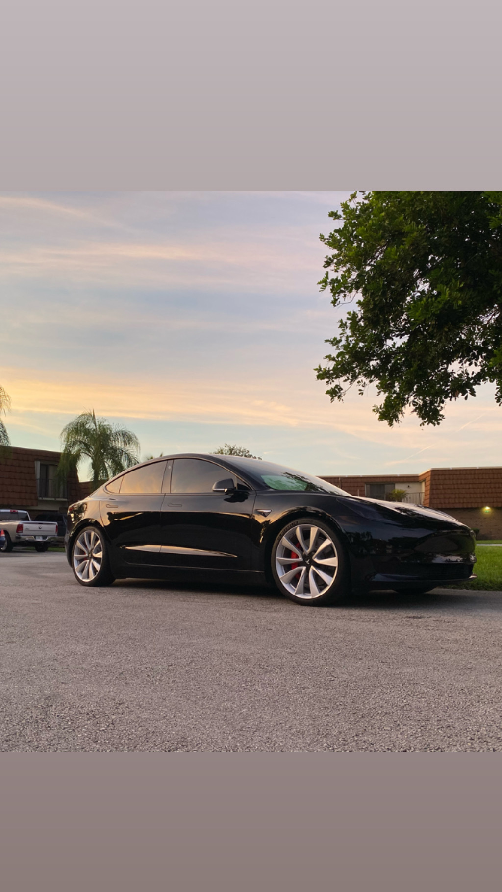 Black 2019 Tesla Model 3 Performance