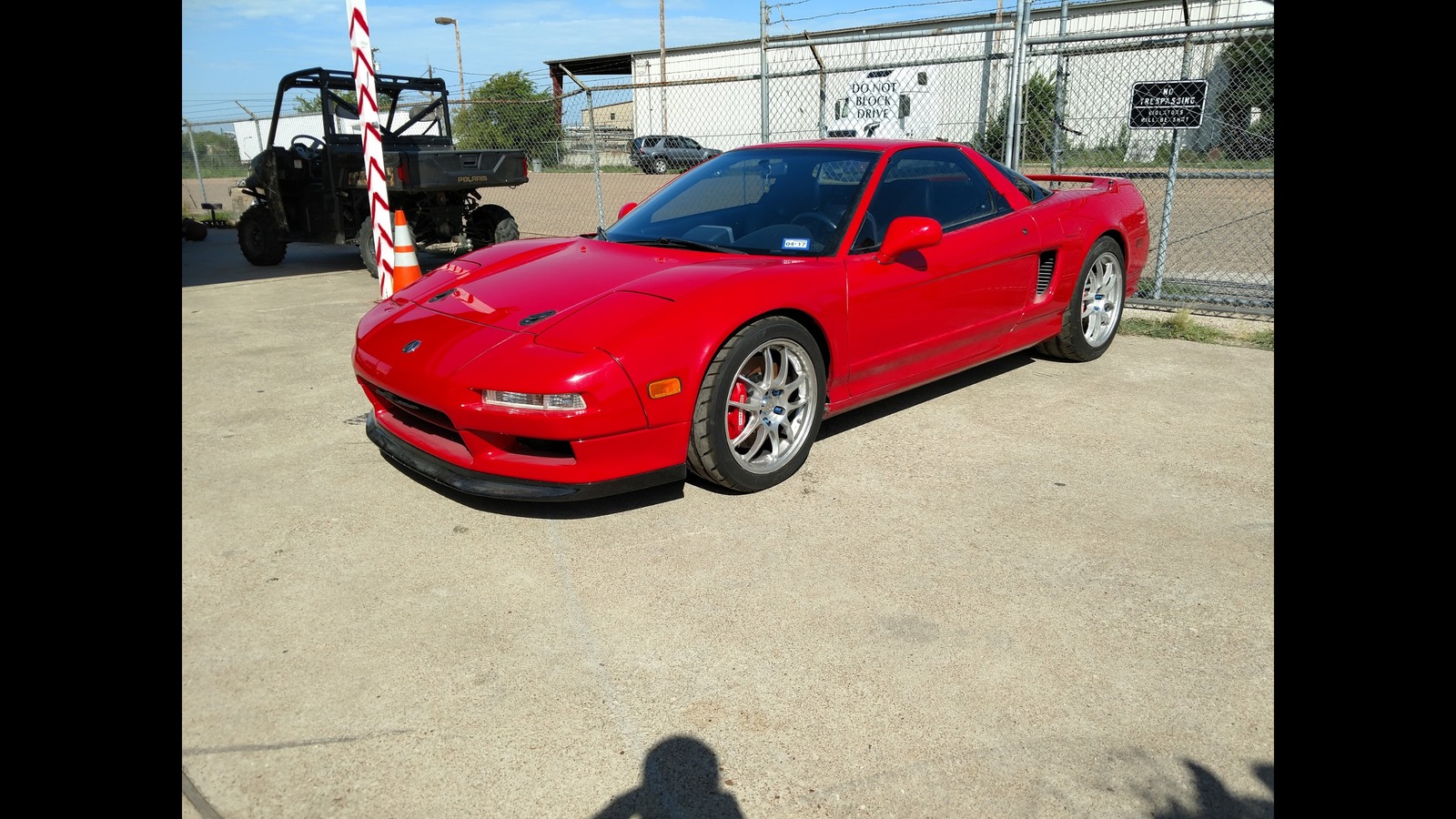 Red 1995 Acura NSX 