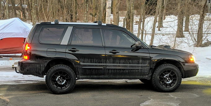 2004 BLACK Subaru Forester XT picture, mods, upgrades