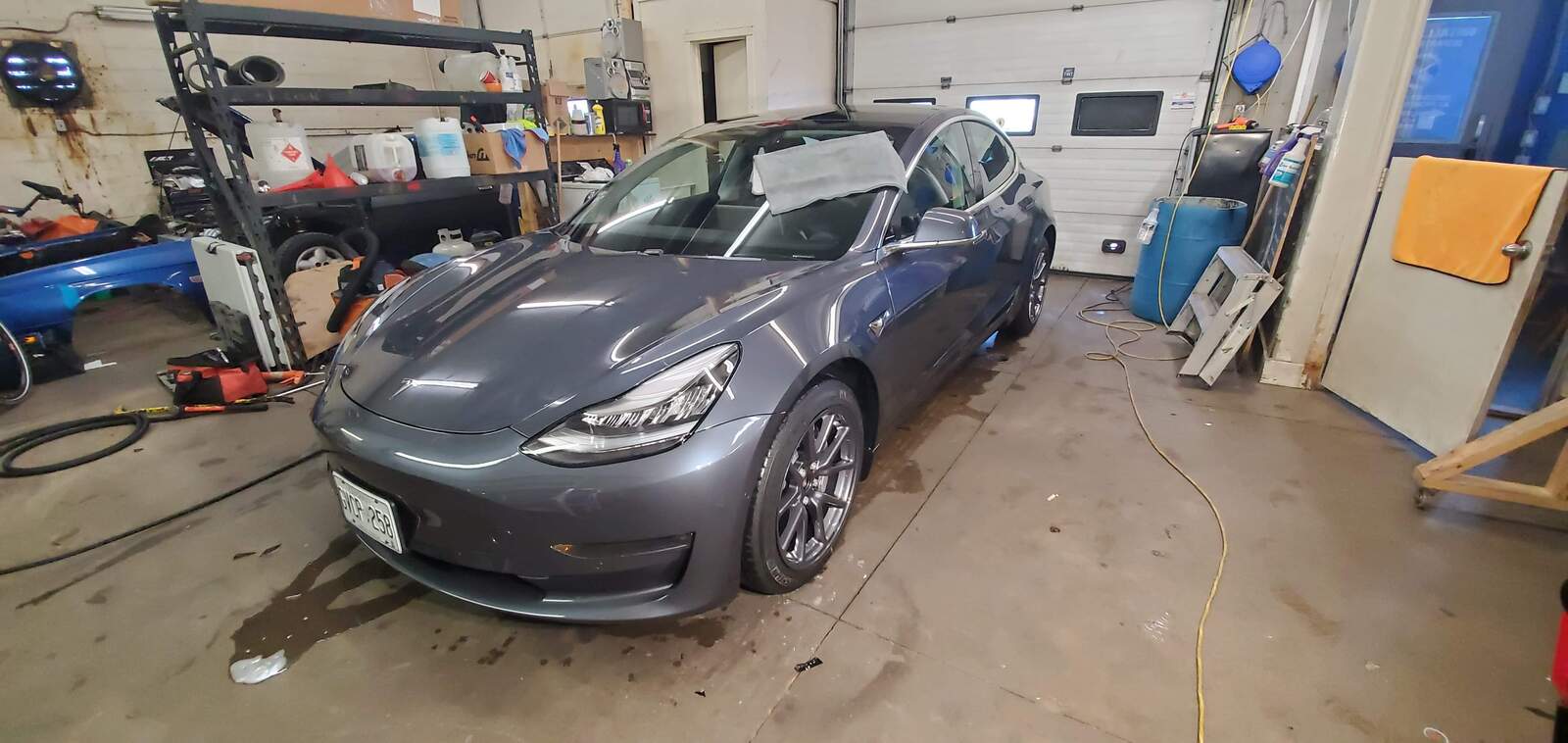 Midnight silver metallic 2020 Tesla Model 3 Long range awd