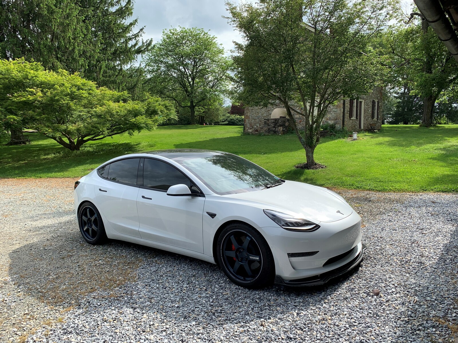 Pearl White 2020 Tesla Model 3 Performance