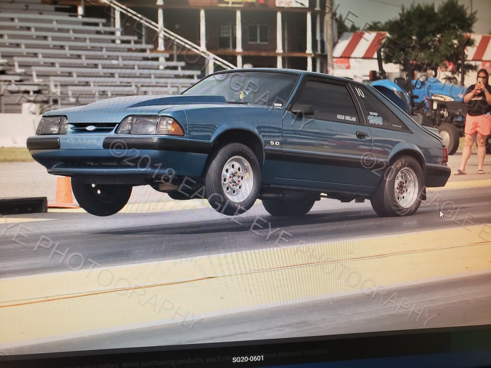 1988 Medium Shadow Blue Ford Mustang LX picture, mods, upgrades